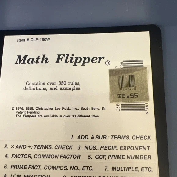 Basic Reference‎ Math Flipper - Picture 4 of 16